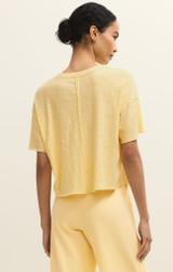 Z Supply Women's Everyday Pocket Tee in Sunnyside side view