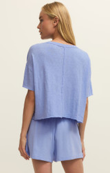 Z Supply Women's Everyday Pocket Tee in Barcelona Blue