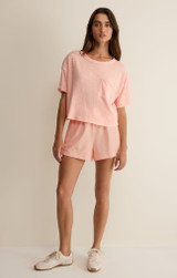 Z Supply Women's Everyday Pocket Tee in Bellini