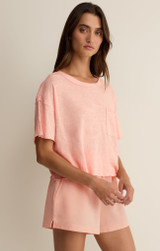 Z Supply Women's Everyday Pocket Tee in Bellini