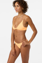 O'Neill Women's Pismo Bikini Top Neon Apricot Nectar back view