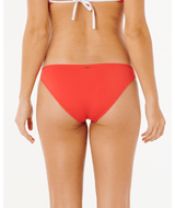 Rip Curl Women's Classic Surf Bikini Bottoms in Red detail view