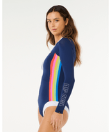 Rip Curl Women's Surf Stripe Surf Suit striped detail view