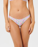 Rip Curl Women's Party Wave Full Bikini Bottoms in Pink