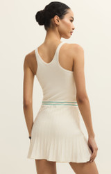Z Supply Women's Set Serve Dress White back view