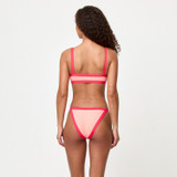 The LSpace Women's Taylor Bikini Top in Lipstick Red