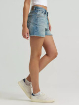 Lee Women's 3 Inch Cut Off Shorts in Burn Bright