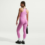Nike Girls' Dri-Fit Tank Top in Magenta/White front view