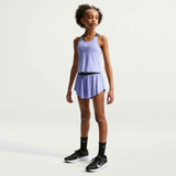 Nike Girls' Dri-Fit Tank Top in Light Thistle side view