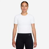 Nike Women's Zenvy Dri-Fit Short Sleeve Top in White