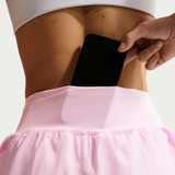 Nike Women's Tempo Flow Mid Rise Shorts in Pink Foam