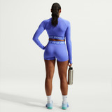 Nike Women's Pro 365 3" Shorts in Sapphire back view