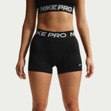 Nike Women's Pro 365 3" Shorts in Black detail view