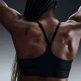 Nike Women's Indy Light Sports Bra in Black back view