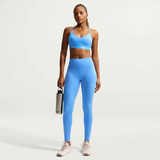 Nike Women's Indy Light Sports Bra in University Blue back view