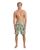 Billabong Men's Sundays Lo Tide Boardshorts Granite Green front view