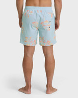The Billabong Men's Seventy Three Layback Trunks in Dusty Blue
