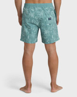 Billabong Good Times Layback Trunks Blue Fog back