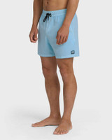 The Billabong Men's Every Other Day Wave Washed Layback Trunks in Corydalis Blue