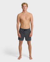 The Billabong Men's Every Other Day Wave Washed Layback Trunks in Graystone