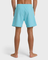 The Billabong Men's All Day Layback Trunks in Blue Shadow