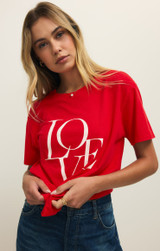 Z Supply Women's Love You Boyfriend Tee