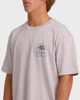 The Billabong Men's Portal Premium Short Sleeve T-Shirt in Dusty Purple