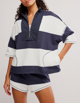 FP Movement Women's Retro Rugby Set Midnight Navy detail