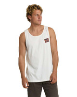The Billabong Men's Crayon Wave Tank Top in Off White