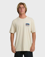 Billabong Range Adiv Premium Short Sleeve T-Shirt Oatmeal front