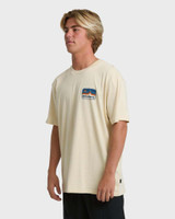 Billabong Range Adiv Premium Short Sleeve T-Shirt Oatmeal side
