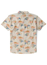 The Vissla Men's Sub Tropic Short Sleeve Shirt in Sand