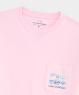 Vineyard Vines Men's Painted Sportfisher Scenic Long Sleeve Pocket Tee