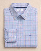 Southern Tide Men's Coastal Breeze Edisto Island Long Sleeve Shirt Ocean Channel detail