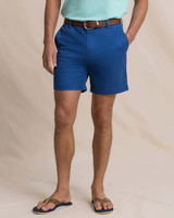 Southern Tide Men's Channel Maker 7" Chino Shorts Nautical Blue full