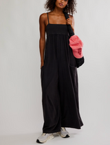 FP Movement Women's Hot Shot Strappy Onesie in Black