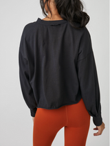 FP Movement Women's Inspire Layer Long Sleeve Tee in Black