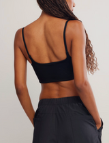 FP Movement Women's Tighten Up Mini Bra in Black back view