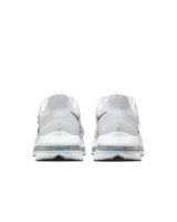 The Nike Men's Pegasus Premium Road Running Shoes in White and Metallic Silver