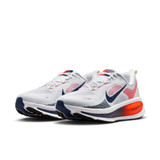 The Nike Men's Vomero 18 Road Running Shoes in White and Bright Crimson