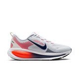 The Nike Men's Vomero 18 Road Running Shoes in White and Bright Crimson