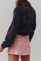 FP Movement Women's Hot Shot Printed Mini Skort in Bandana Fruit side view