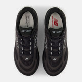 New Balance Women's 1080v15 Running Shoes Black and Slate Grey lateral view