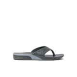 Reef Men's Fanning H2O Flip Flops Grey side view