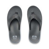 Reef Men's Fanning H2O Flip Flops Grey sole view