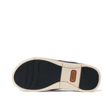 The Reef Men's Leather Offshore Flip Flops in Copper/Dark Brown