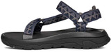 The Teva Men's Hurricane XLT3 Sandals in Criss Cross Navy/Grey