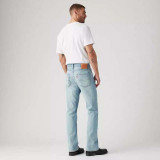 The Levi's Men's 527 Slim Bootcut Jeans in the Here We Stop Wash