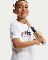 Nike Kids' Baseball Tee White back view
