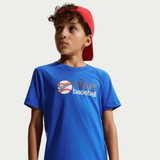 Nike Kids' Baseball Tee Game Royal side view